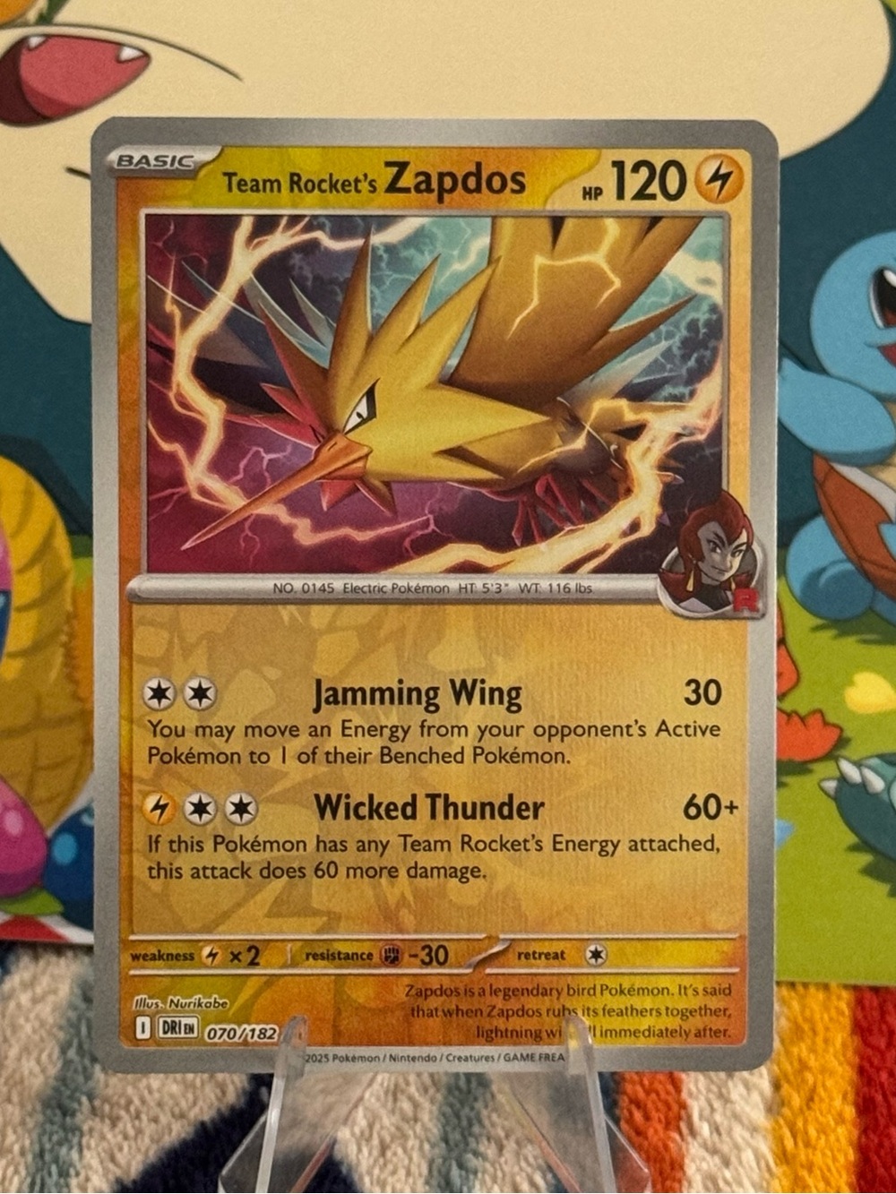 Team Rocket's Zapdos Holo